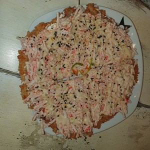 Pizza de Cangrejo 