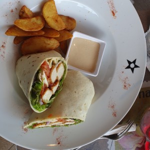 Wrap de Pollo Thai