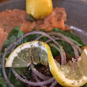 carpaccio de salmon