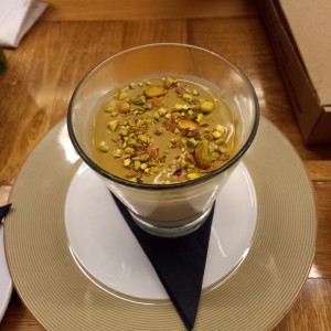 Postres - Pana Cotta de pistacho