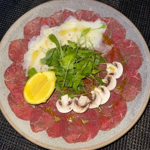 carpaccio de res 