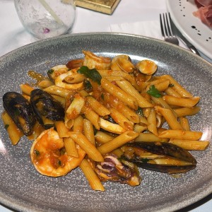 Pasta con mariscos 