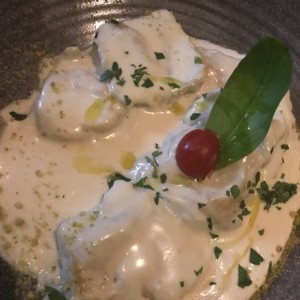 raviolis con espinaca y riccota