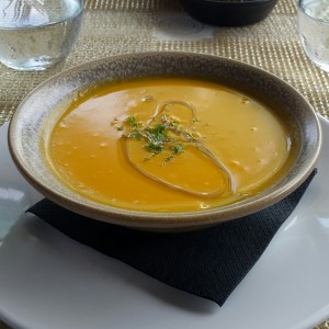 sopa de calabaza