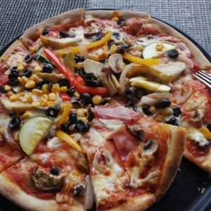 Pizza de vegetales