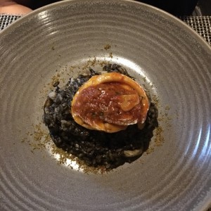 risotto en tinta de calamar