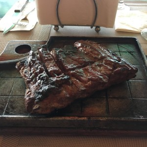 costilla en salsa BBQ