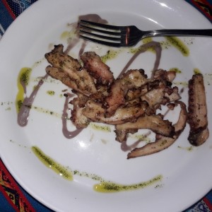 pulpo al carbon