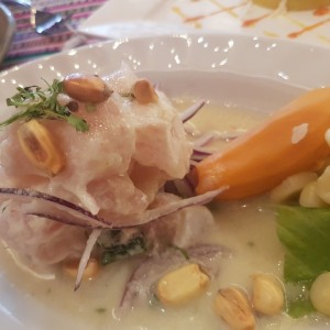 ceviche tradicional de corvina