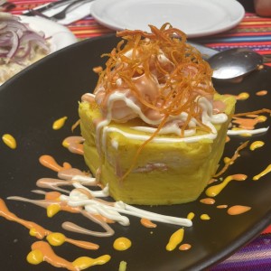 Causa limeña de Camarones