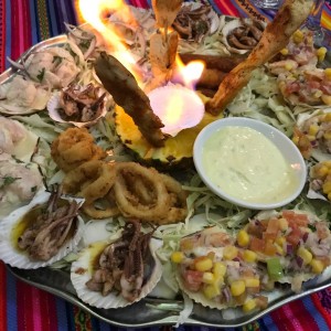 piqueo de mariscos