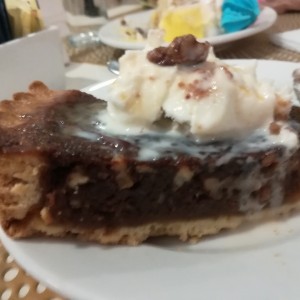 Pecan Pie con Helado de Vainilla