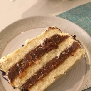 torta de vainilla con dulce de leche 