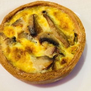 Quiche de hongos