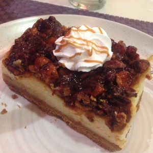 Pecan cheesecake