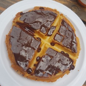 waffles de nutella