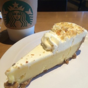 Key lime pie con cafe mocha