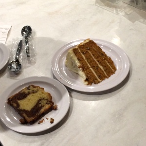 Marble cake y Carrot cake