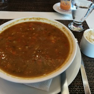 sopita de lentejas, delicia!!!!!