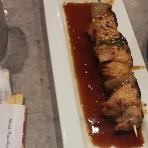 brocheta de pollo 