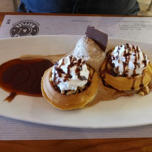 Mini Waffles Coffe Caramel