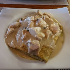 Crepe de Pollo y Espinacas