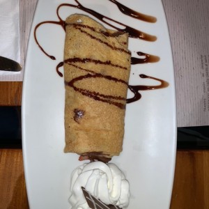 crepes de nutella con fresa