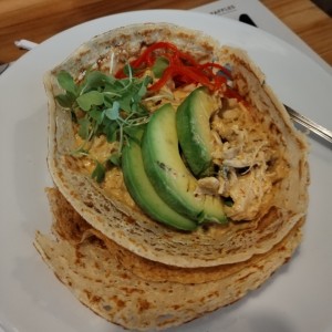 Crepe Rosarito de pollo