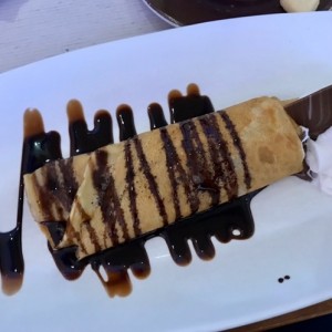 Crepes de Nutella y chocolate 