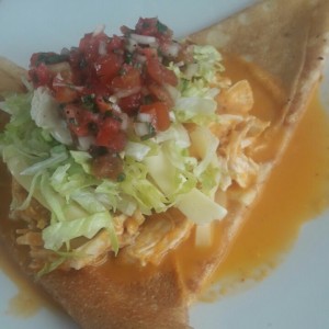 crepe de pollo mexicano