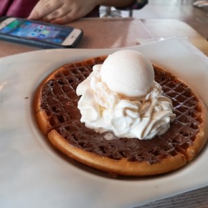 waffle de Nutella 