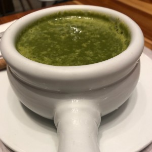 sopa de espinaca