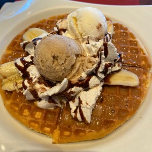 Waffle de arequipe 