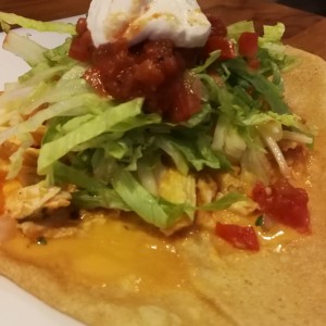 crepe de pollo mexicano