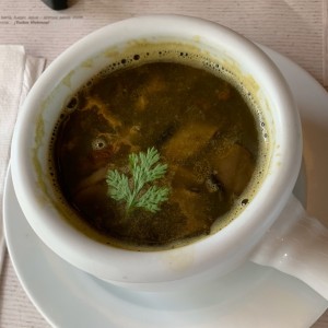 sopa de lentejas