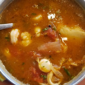 sopa de Mariscos 