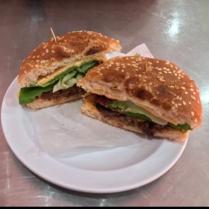 Quesoburguesa con Tocino