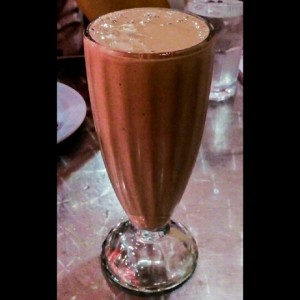 Chocolate milkshake