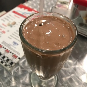 Malteada de chocolate