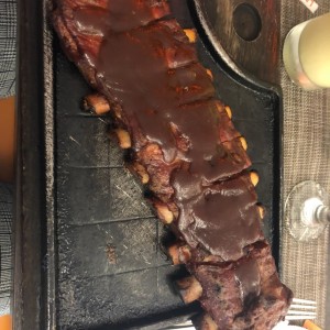 Costillas de cerdo en salsa Bbq 