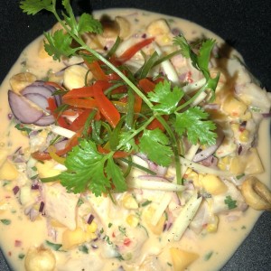 ceviche peruano de corvina