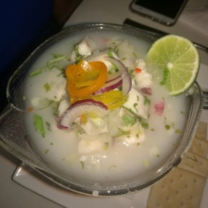 ceviche de Corvina 