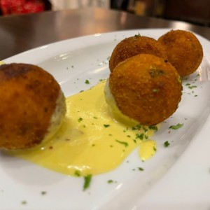 Croquetas de risotto 