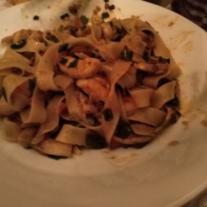 Pasta con Langostinos