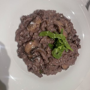 Risotto de hongos Portobello y Lomito