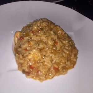 risotto de langostinos