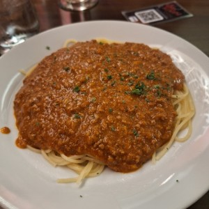 Spaguetti a la bolognesa