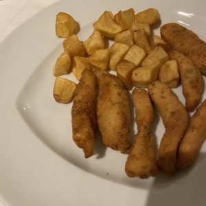 Deditos de Pechuga de Pollo