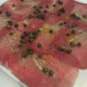 carpaccio de res