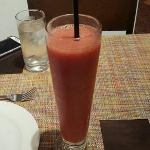 Jugo de fresa